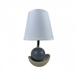 Desk lamp Versa Noela Grey Ceramic 15 x 25 x 12 cm
