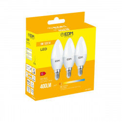Pack of 3 LED bulbs EDM G 5 W E14 400 lm Ø 3,6 x 10 cm (3200 K)