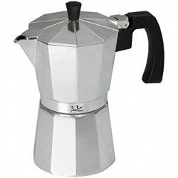 Italiensk Kaffekande JATA CCA6          * Sølvfarvet Aluminium 6 Kopper