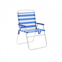 Składanego Krzesła Marbueno Paski Niebieski Biały 52 x 80 x 56 cm