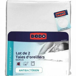 Taie d'oreiller DODO 2 Unités Blanc 50 x 70 cm