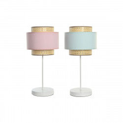 Lámpara de mesa DKD Home Decor Metal Verde Rosa claro 220 V 50 W 26 x 26 x 55...