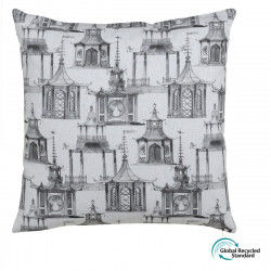 Cushion Polyester 60 x 60 cm 100% cotton Small house