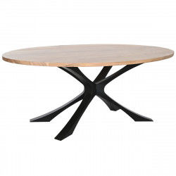 Tavolo da Pranzo DKD Home Decor Metallo Legno di acacia 200 x 110 x 76 cm
