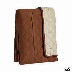 Sofa cover Padded Brown Beige 210 x 210 x 0,5 cm (6 Units)