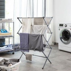 Folding and Extendable Metal Clothes Dryer with 3 Levels Cloxy InnovaGoods 11...