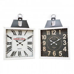 Wall Clock DKD Home Decor 60 x 6 x 89 cm Crystal Black White Iron Traditional...