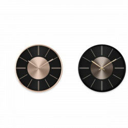 Reloj de Pared DKD Home Decor Negro Cobre Plateado Aluminio Plástico Moderno...