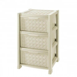 Chest of drawers Tontarelli Arianna 3 drawers White 38 x 38 x 60 cm