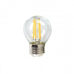 Spherical LED Light Bulb Silver Electronics 1960327 E27 4W 3000K A++ (Warm...