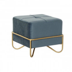 Bench DKD Home Decor 8424001850921 Blue Multicolour Golden Foam Metal MDF...