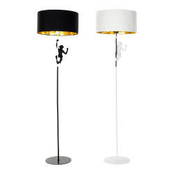 Floor Lamp DKD Home Decor 8424001827312 44 x 44 x 166 cm Black Golden Metal...