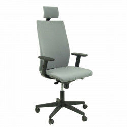 Office Chair with Headrest Almendros P&C B201RFC Grey