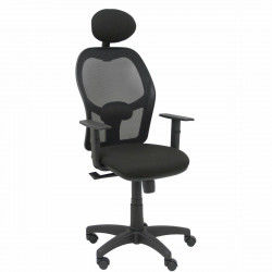 Office Chair with Headrest Alocén P&C B10CRNC Black
