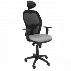 Office Chair with Headrest Jorquera P&C BALI40C Grey