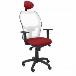 Office Chair with Headrest Jorquera P&C ALI933C Red Maroon