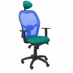Office Chair with Headrest Jorquera  P&C BALI39C Turquoise