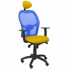 Office Chair with Headrest Jorquera  P&C ALI100C Yellow