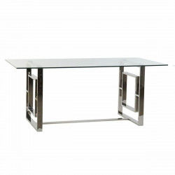 Tavolo da Pranzo DKD Home Decor S3023073 Cristallo Acciaio (180 x 90 x 75 cm)