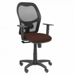 Office Chair P&C 3B10CRN With armrests Dark brown