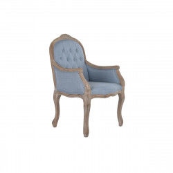 Dining Chair DKD Home Decor Blue Natural 30 x 40 cm 62 x 55 x 100 cm 63,5 x...