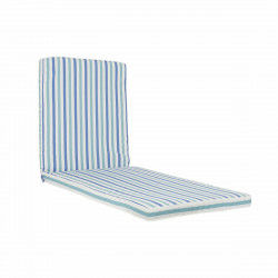 Cushion DKD Home Decor White Sky blue Navy Blue Stripes 190 x 60 x 5 cm (190...