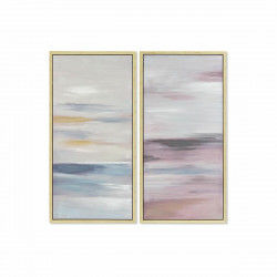 Painting DKD Home Decor 50 x 4 x 100 cm Abstract Modern (2 Units)