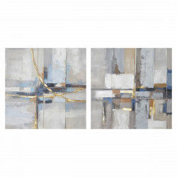 Painting DKD Home Decor Abstract 100 x 3 x 100 cm Urban (2 Units)