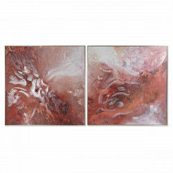 Painting DKD Home Decor Abstract 121,5 x 5 x 121,5 cm (2 Units)