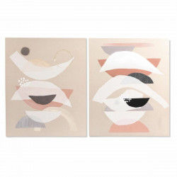 Painting DKD Home Decor 75,5 x 3,7 x 100 cm Abstract Modern (2 Units)