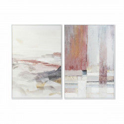 Painting DKD Home Decor 82,5 x 4,5 x 122,5 cm Abstract Urban (2 Units)
