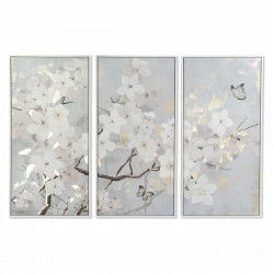 Set of 3 pictures DKD Home Decor Tree Oriental 150 x 4 x 100 cm