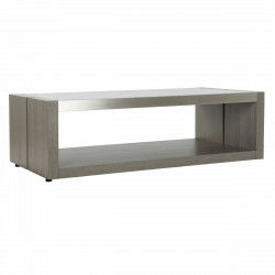 Centre Table DKD Home Decor Crystal Aluminium Oak Tempered Glass (120 x 60 x...