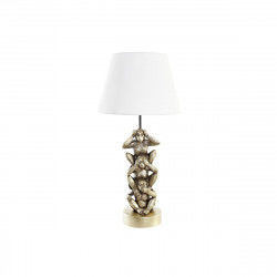 Lámpara de mesa DKD Home Decor Dorado Blanco Colonial 220 V 50 W Mono (30 x...