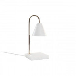 Desk lamp DKD Home Decor Golden White (15 x 15 x 33 cm)