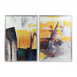 Painting DKD Home Decor Abstract 70 x 3 x 100 cm Urban (2 Units)