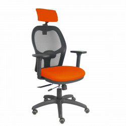 Krzesło Biurowe z Zagłówkiem P&C B3DRPCR Ciemnopomarańczowy