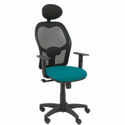 Office Chair with Headrest P&C B10CRNC Green/Blue