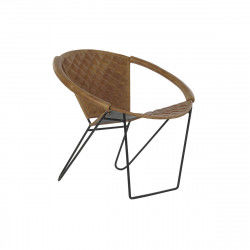 Dining Chair DKD Home Decor Black Light brown 81 x 67 x 71 cm