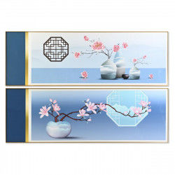 Painting DKD Home Decor 180 x 3 x 60 cm Oriental (2 Units)