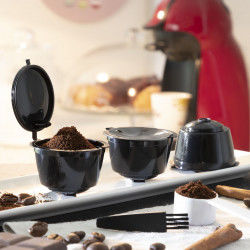 InnovaGoods® Jeu de 3 capsules de café réutilisables Redol, compatibles avec...
