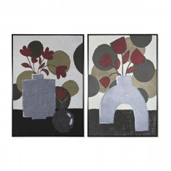 Painting DKD Home Decor 83 x 4,5 x 122,5 cm 83 x 4,5 x 123 cm Vase...