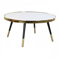 Centre Table DKD Home Decor Glamour Golden Silver Steel Mirror 82,5 x 82,5 x...