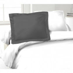 Pillowcase Lovely Home Dark grey 100% cotton 2 Pieces (50 x 70 cm)
