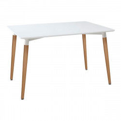 Tavolo da Pranzo Atmosphera Roka legno di faggio Bianco (150 x 80 x 74 cm)