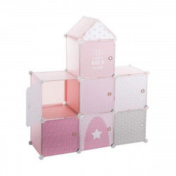 Scaffale Atmosphera Pink Castle Per bambini Componibile polipropilene (95,5 x...