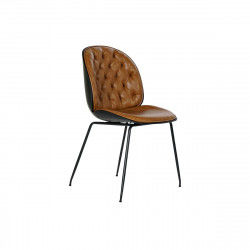 Dining Chair DKD Home Decor 54,5 x 53 x 86 cm Black Camel