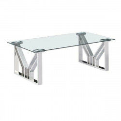 Centre Table DKD Home Decor Transparent Crystal Steel 130 x 70 x 45 cm