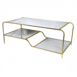 Sofabord DKD Home Decor Glamour Gylden Metal Spejl 120 x 60 x 45 cm