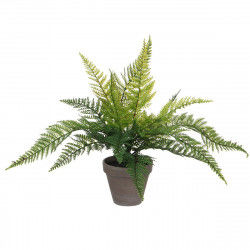 Dekorativ plante Mica Decorations 40 x 11,5 cm Keramik PVC Bregne